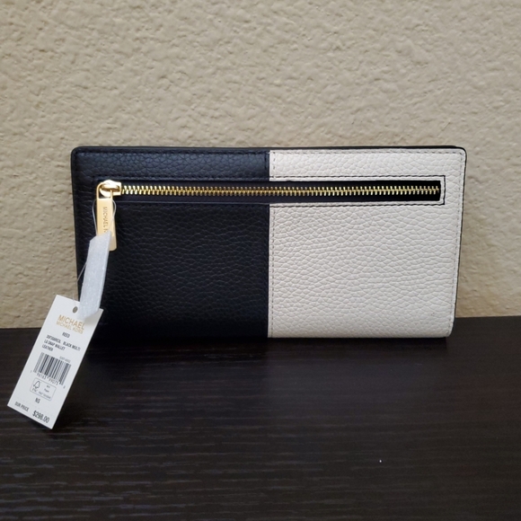 Michael kors Reed Large Two Tone Pebbled Leather Wallet - Picture 8 of 13